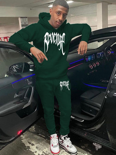 Women's hoodie and jogger pants set with modern print and comfortable fit Amarae