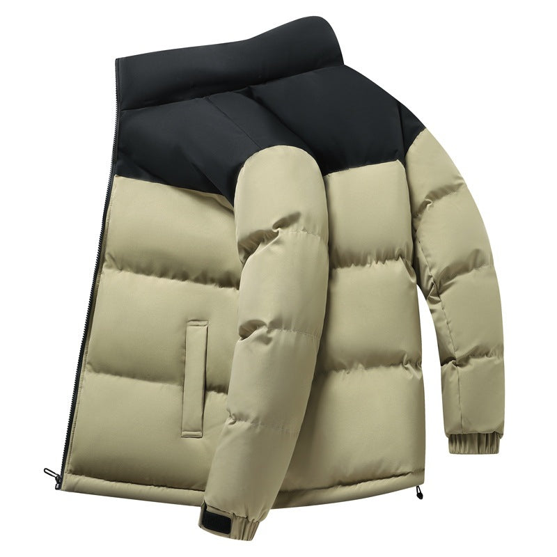Men's padded quilted jacket with high thermal performance, water-repellent surface, and elastic cuffs Amarae