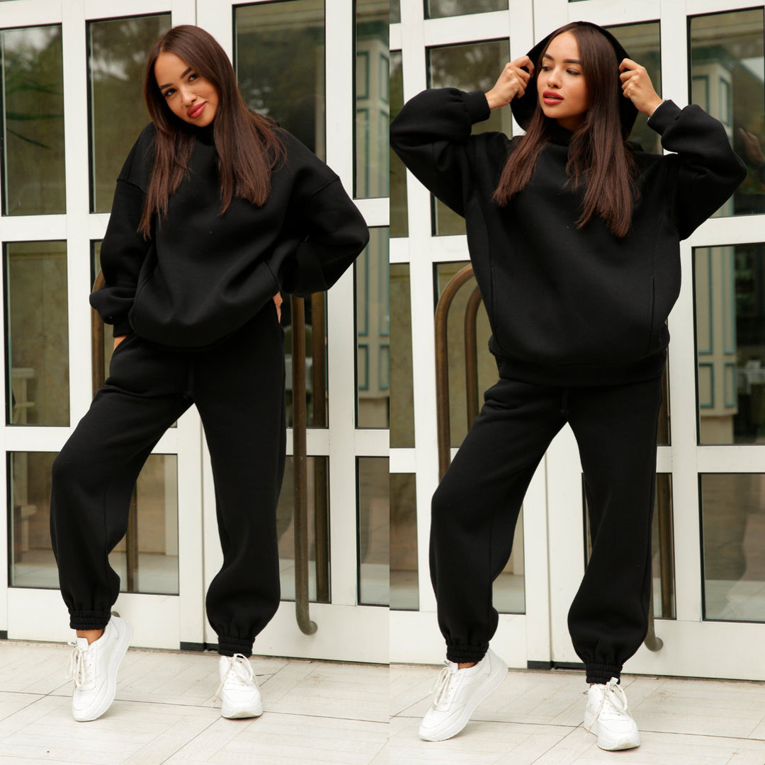 Ladies Casual Design Hoodie and Jogging Set with Lune London
