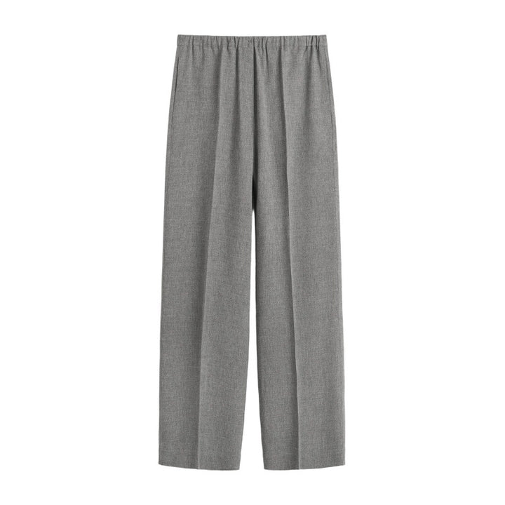 Wide-leg pants for women in high-quality material with an elastic waistband Lune London