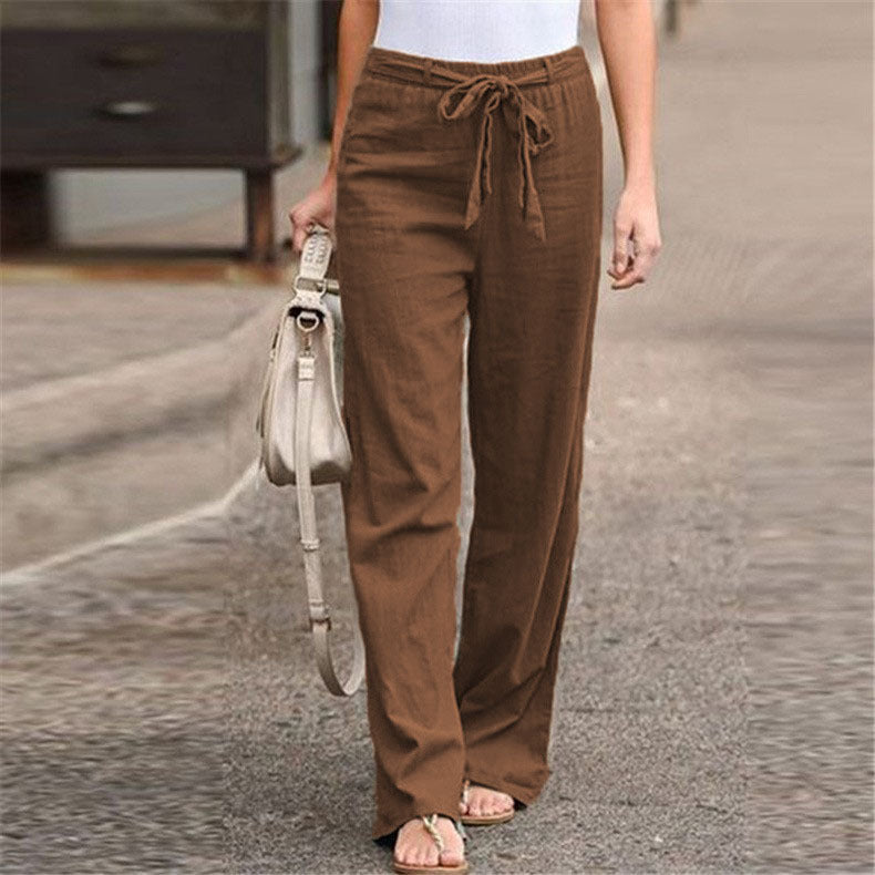Women Lightweight Casual Summer Pants Lune London