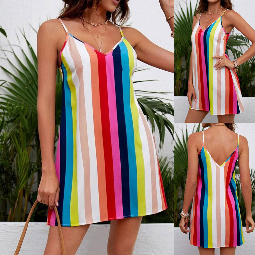 Ladies Robust Multicolor Beach Dress Lune London
