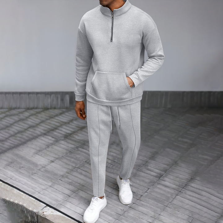 Men's sports leisure set with zipper and practical pockets Amarae