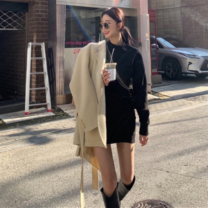 Robe hoodie décontractée pour femmes Chic & Stil