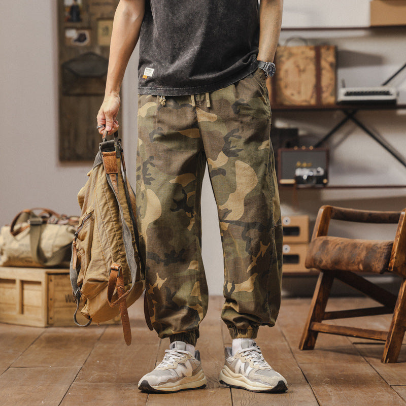Casual camouflage jogger pants for men Lune London