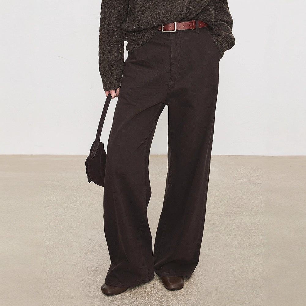 Culotte Chic & Stil femme à taille haute évasée