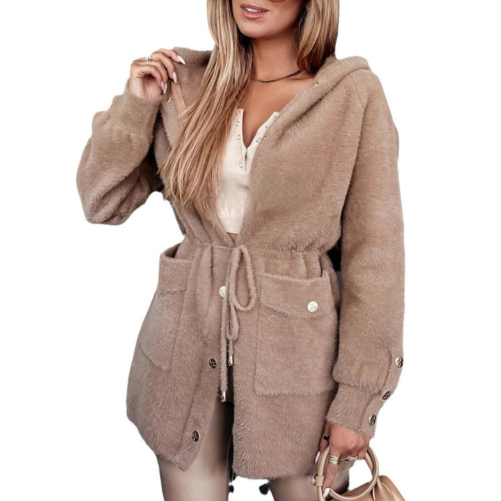 Veste en polaire confortable pour femmes avec capuche et poches pratiques Chic & Stil