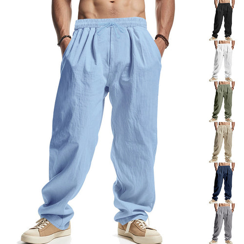 Casual cotton jogging pants for men with elastic waist Amarae