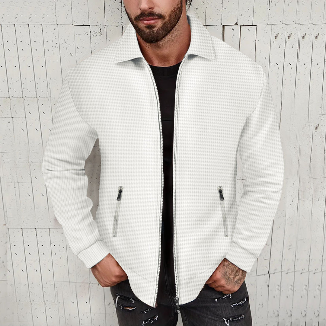 Fashion short jacket for men with a structured design and practical pockets Lune London