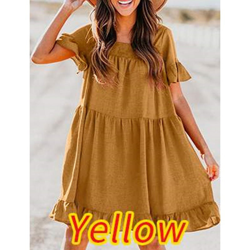 Lune London tiered ruffle dress for women