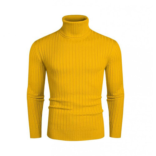 Men's turtleneck sweater made from high-quality knitted materials with an elegant ribbed texture Amarae