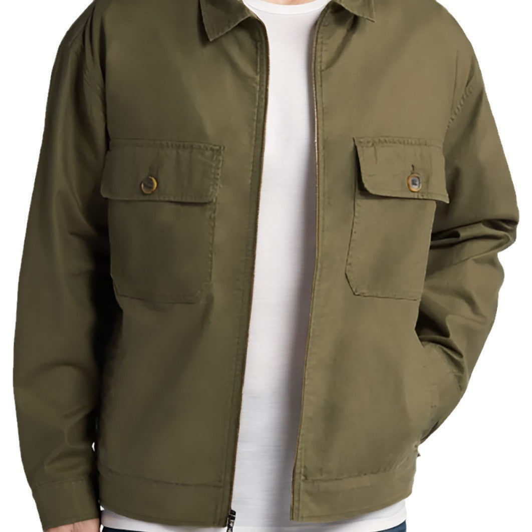 Modern design utility jacket for men with practical pockets Lune London