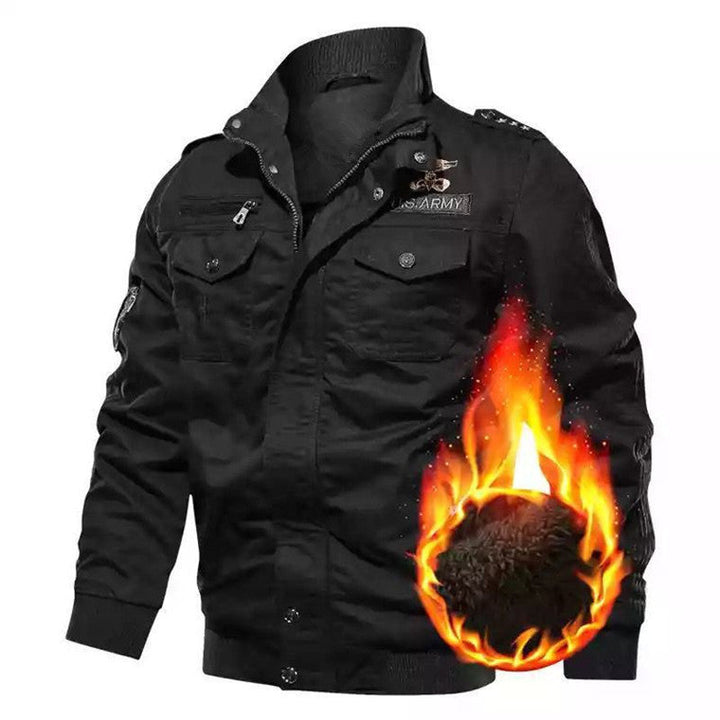 Men's Winter Jacket with Functional Pockets and Warm Lining Amarae