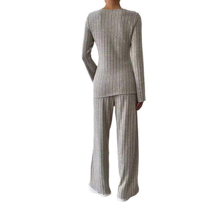Ladies Casual Knit Jumpsuit with Pockets Lune London