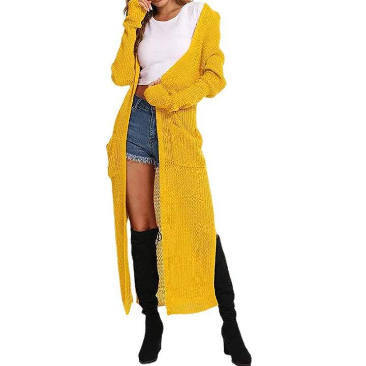 Ladies Chic and Stylish Long Knitted Cardigan