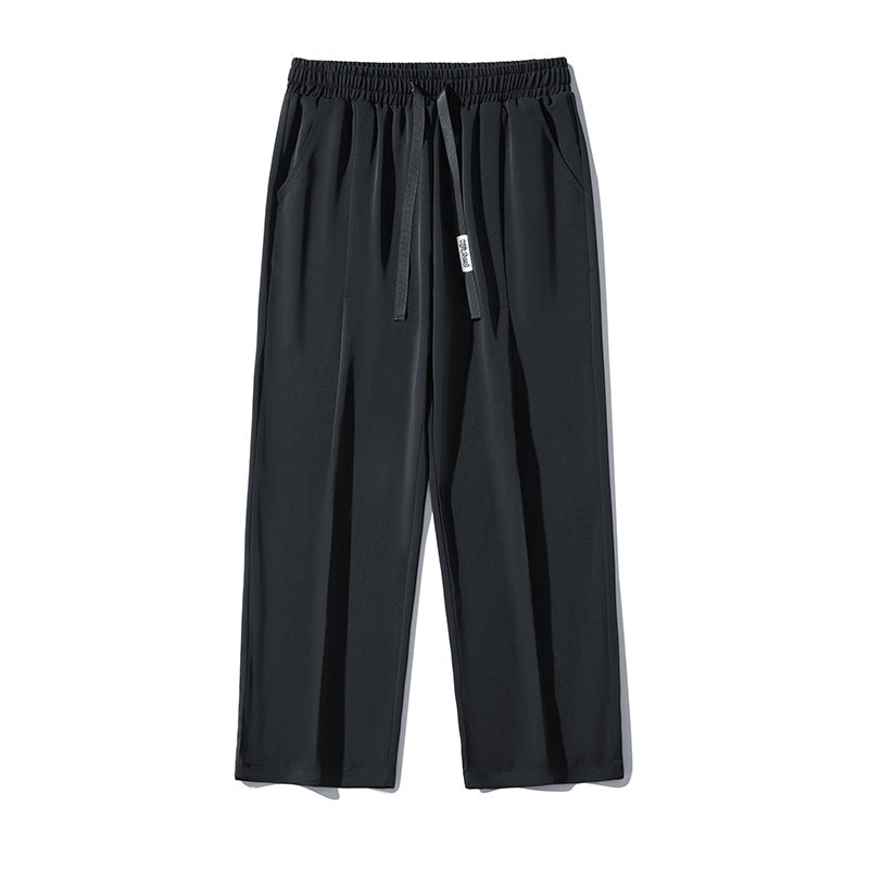 Casual men's pants made of breathable fabric with adjustable waist and side pockets Lune London