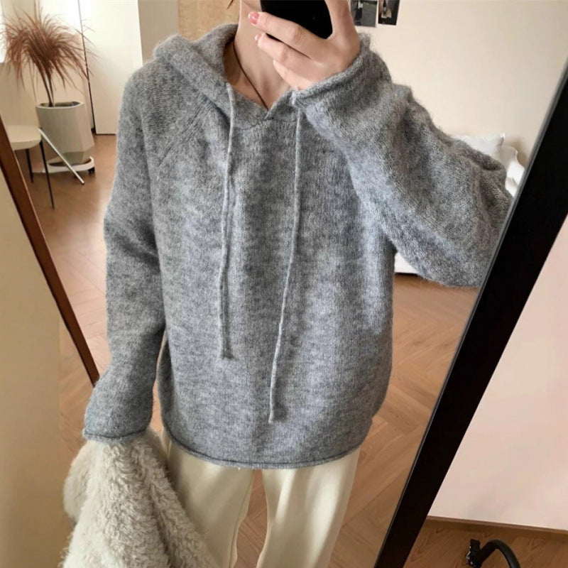 Hoodie confortable pour femmes en matériau en polaire douce avec poche kangourou Chic & Stil