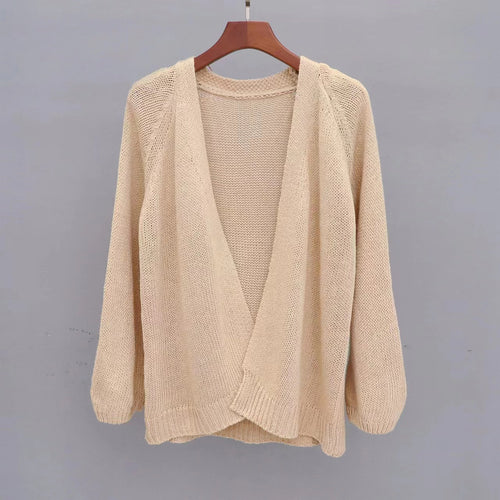 Ladies casual cardigan with open design and airy knit structure Amarae