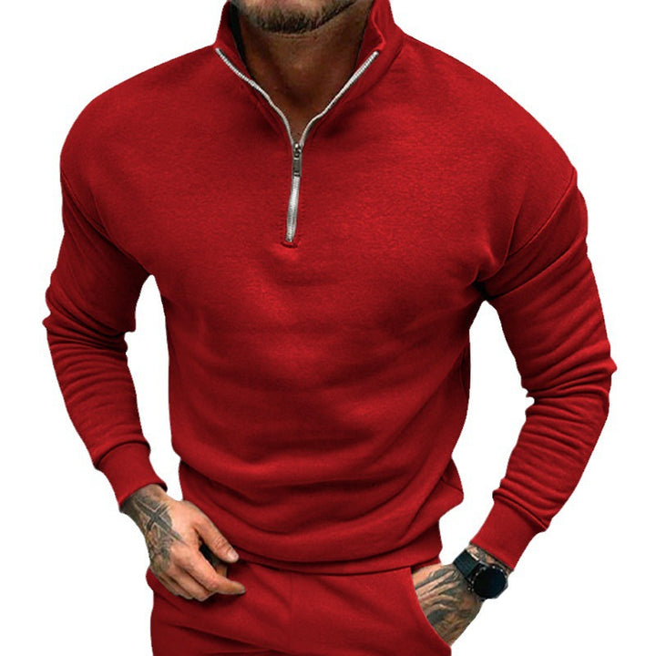 Men's sweatshirt with high collar and zip Amarae