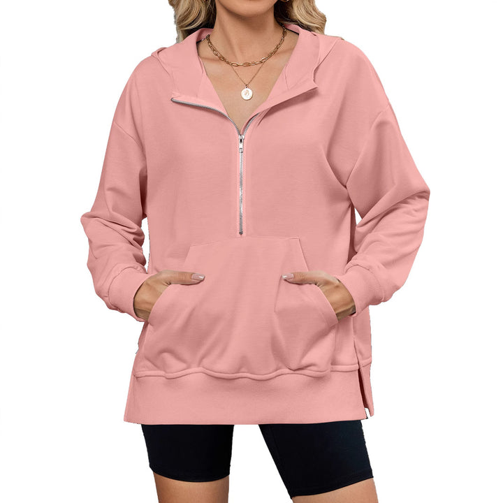 Women's hoodie with full zip and pockets Lune London