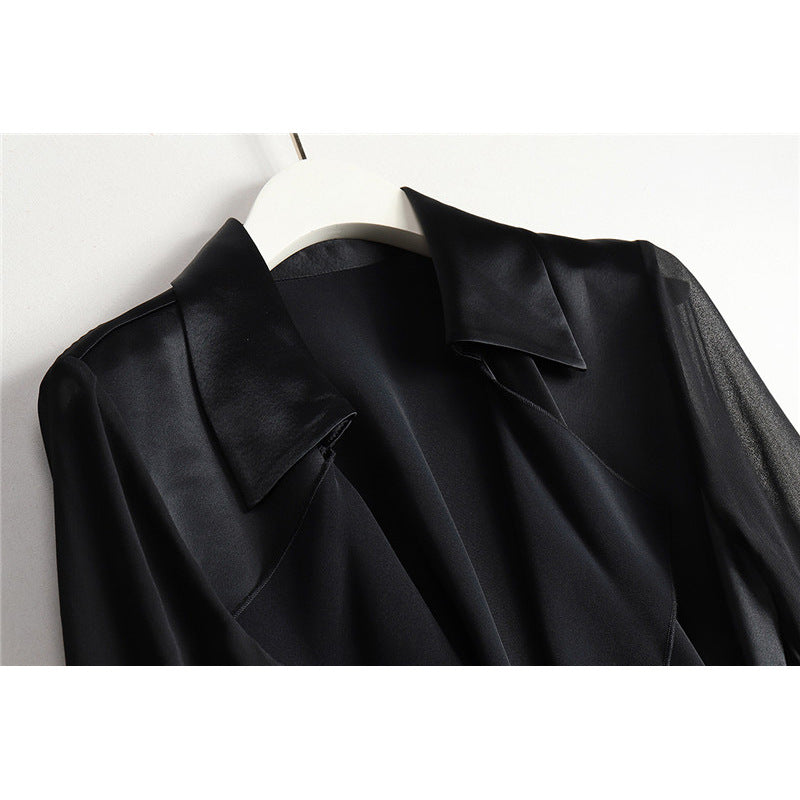 Lune London Long Satin Dress for Women