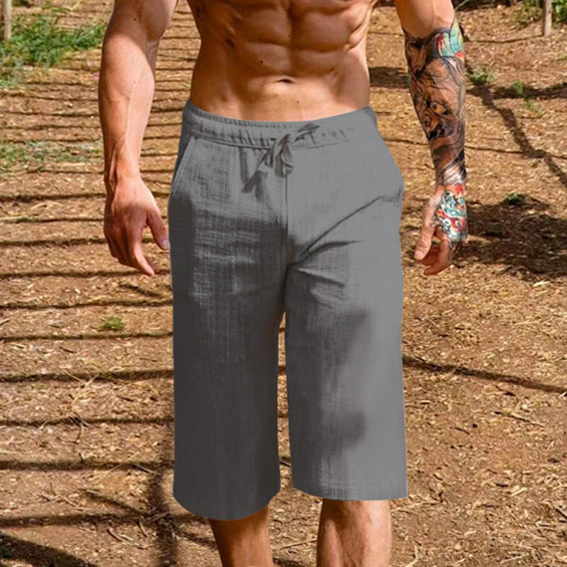 Comfortable active shorts for men with elastic waistband and side pockets Lune London