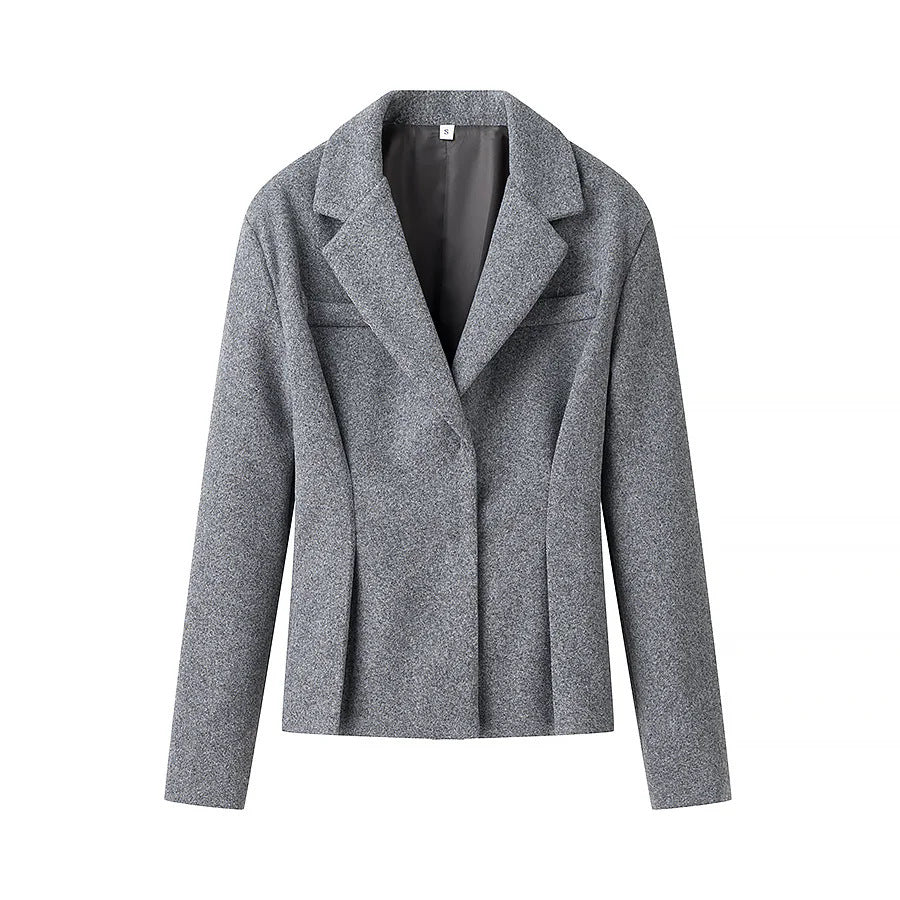 Elegant blazer and skirt set for women with a textured design Lune London