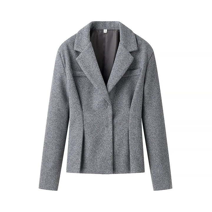 Elegant blazer and skirt set for women with a textured design Lune London