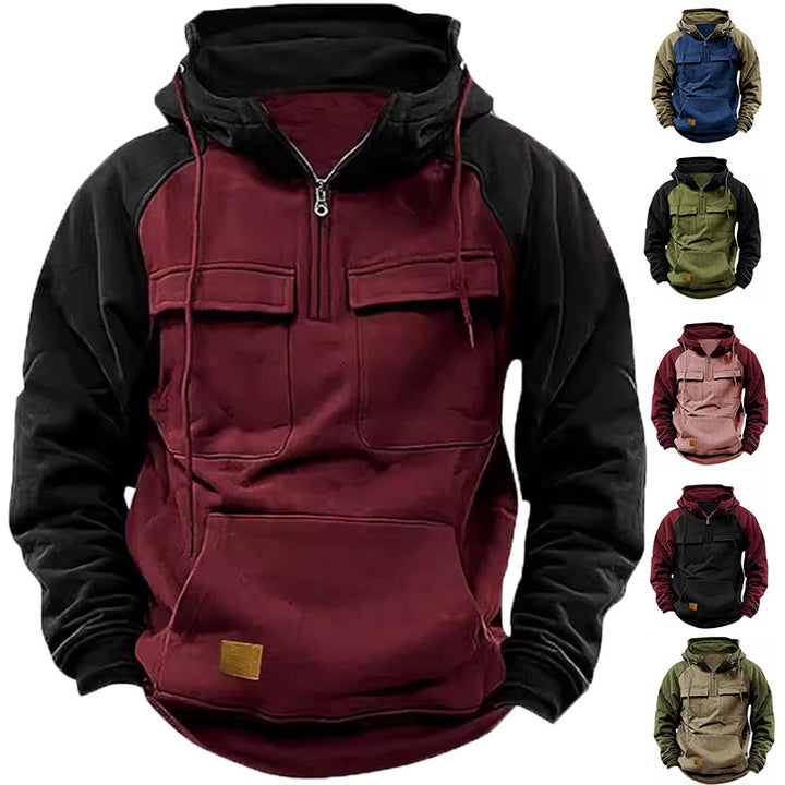 Elegant hoodie for men with functional pockets Lune London