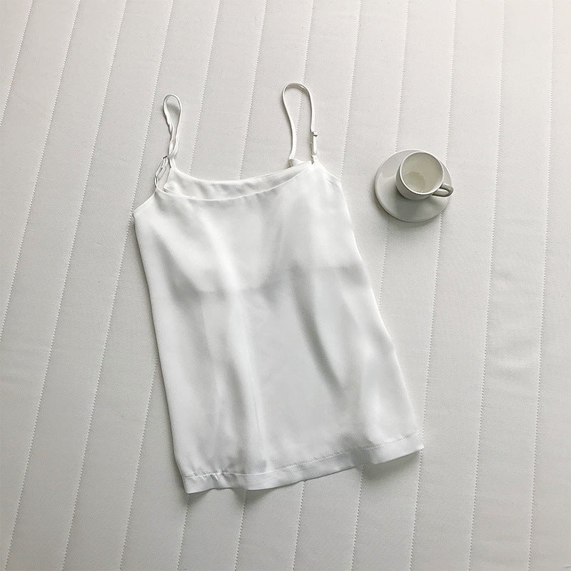 Ladies luxury satin top spaghetti Amarae