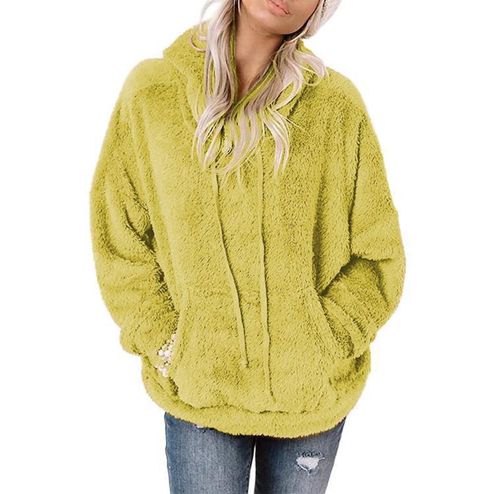 Women's Plush Fleece Pullover Hoodie Lune London