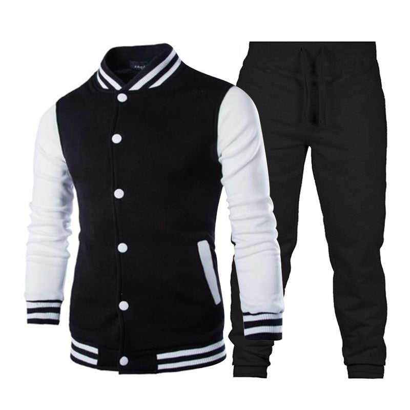 Men's sports training suit with jacket and jogger pants Lune London