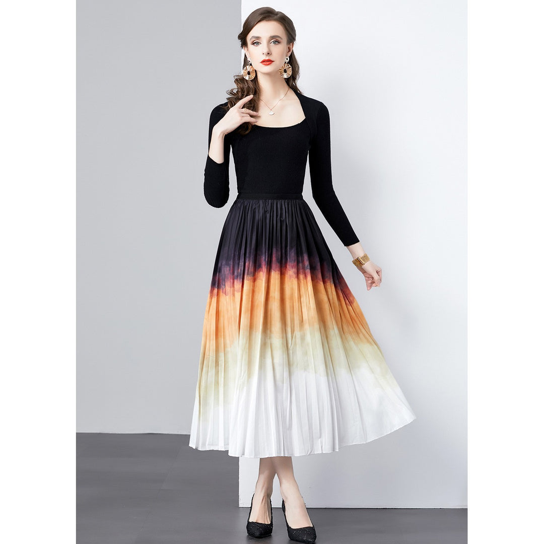 Ladies Elegant Embroidered Midi Dress Lune London