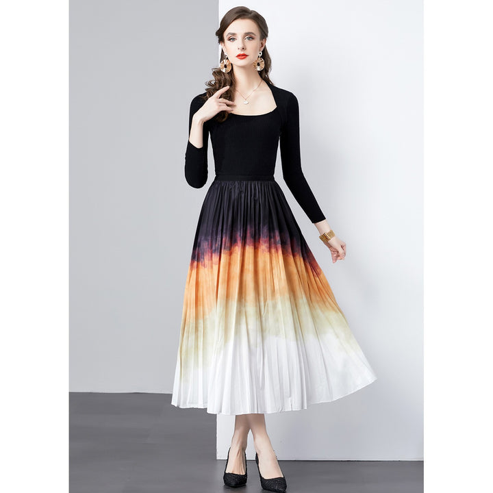 Ladies Elegant Embroidered Midi Dress Lune London