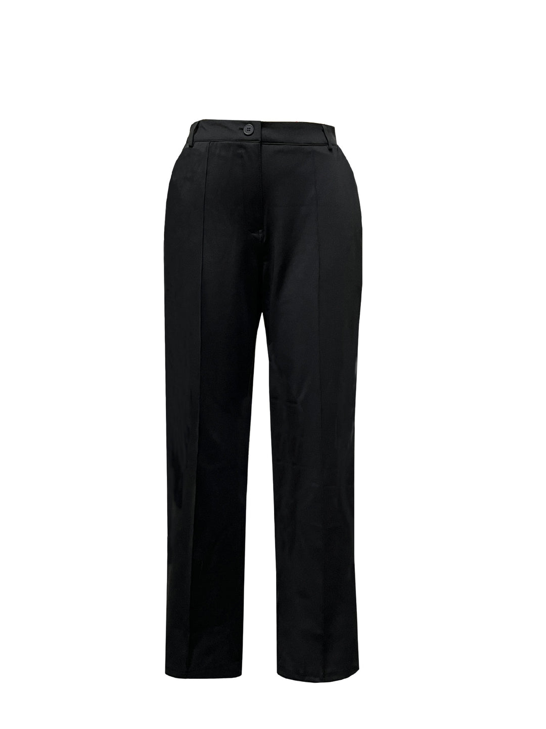 Women high-waisted straight-cut suit trousers with crease Amarae