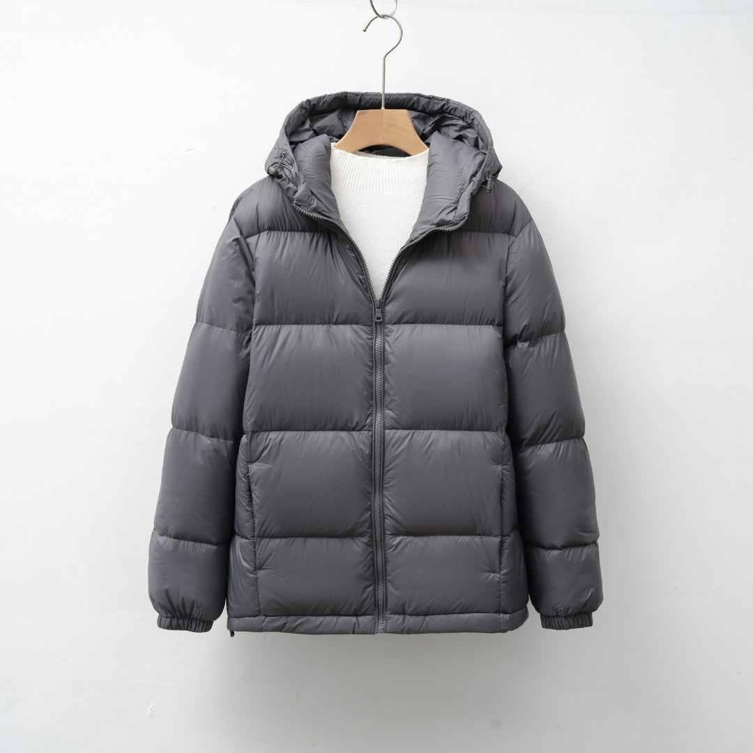 Ladies light insulated winter jacket with adjustable hood Lune London