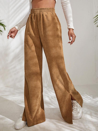 High-waisted straight leg leisure pants for women Amarae