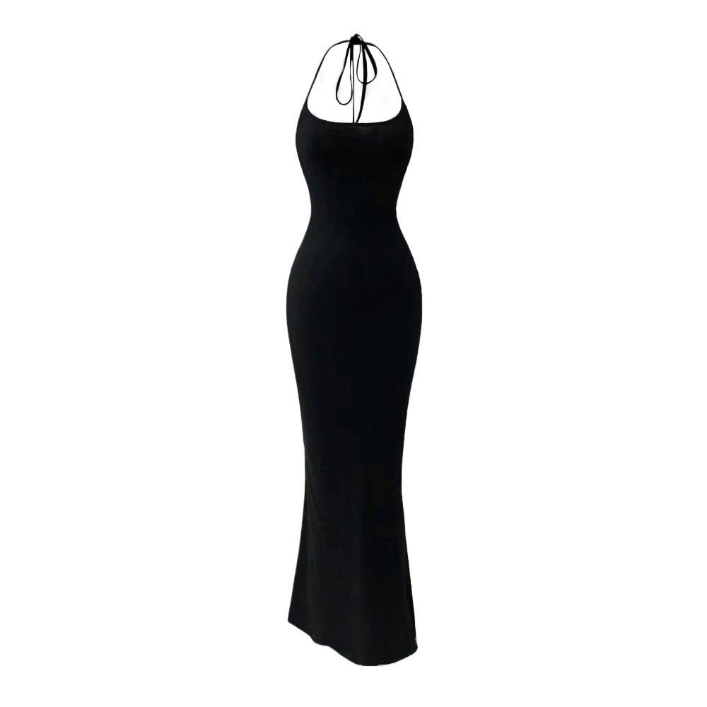 Robe maxi moulante pour femmes avec design de maintien et coupe slim Chic & Stil