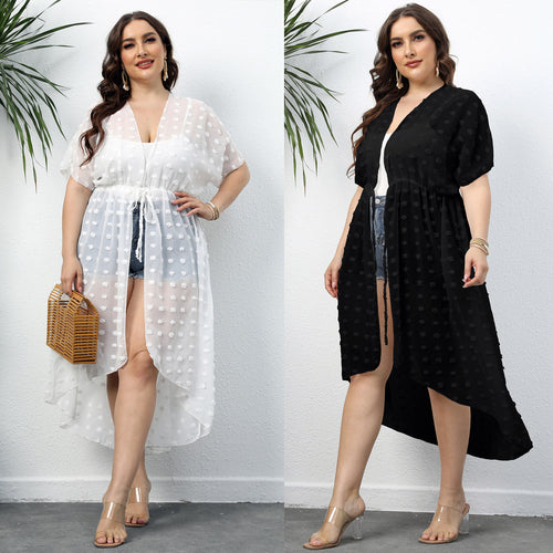 Ladies Elegant Transparent Duster Outerwear Amarae