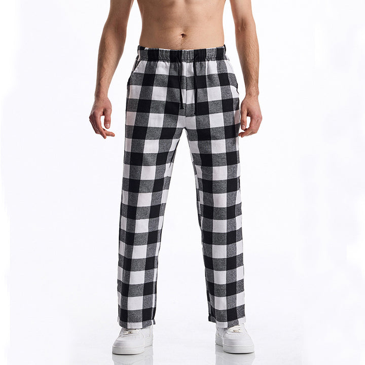 Comfortable tartan pants for men Lune London
