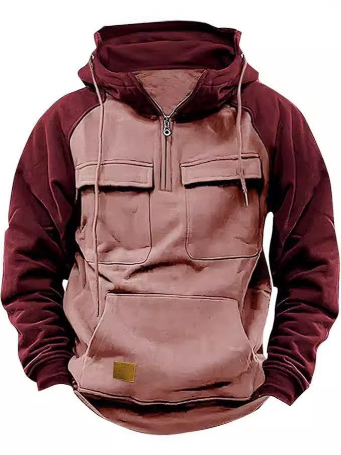 Elegant hoodie for men with functional pockets Lune London