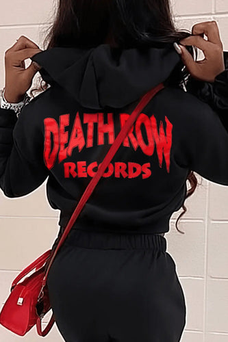 Ladies' hoodie with striking graphic print Amarae
