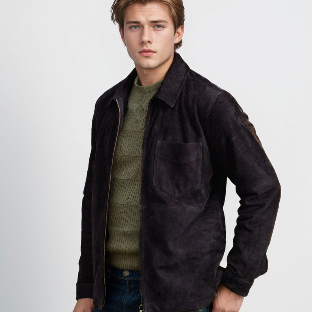Softshell jacket for men with stand-up collar Amarae