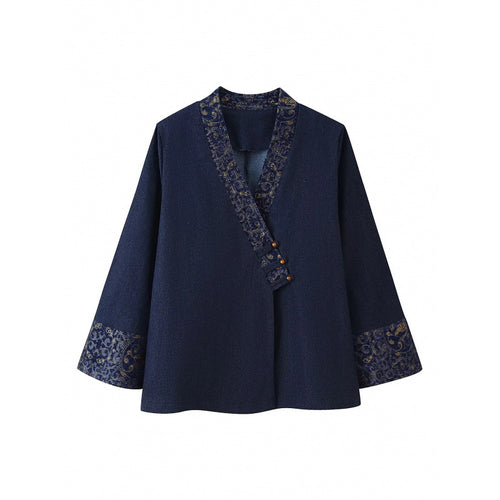 Elegant and modern jacket for ladies with artistic embroidery Amarae