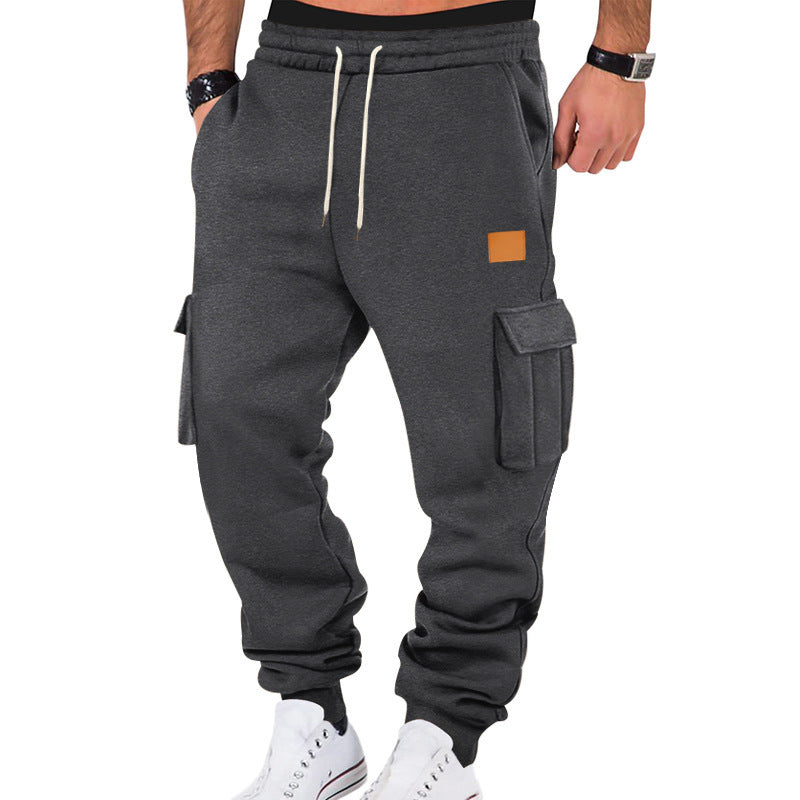 Cargo jogger pants for men with practical pockets and elastic waistband Lune London