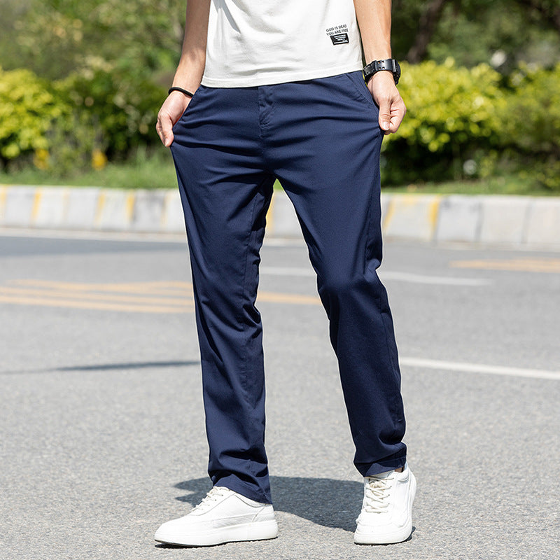 Casual comfortable men's pants with elastic waistband Lune London