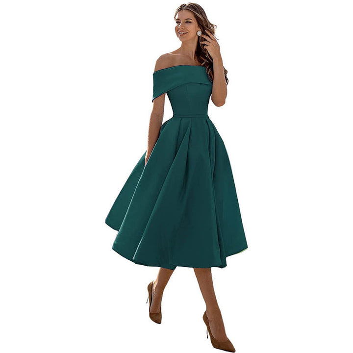 Lune London | Versatile Strapless Satin Dress for Parties