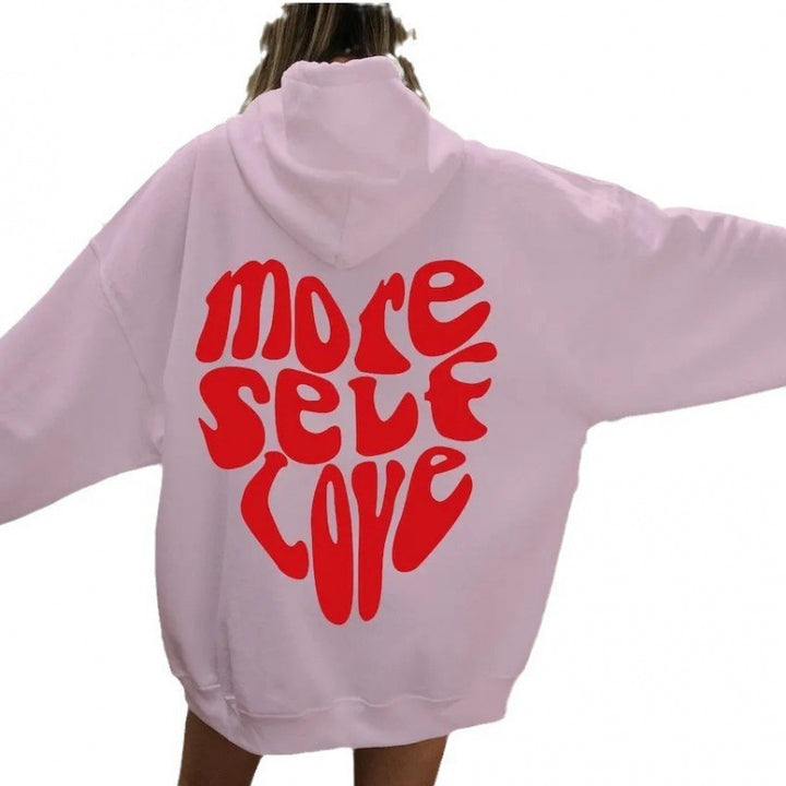 Women's hoodie with eye-catching print and oversized fit Lune London