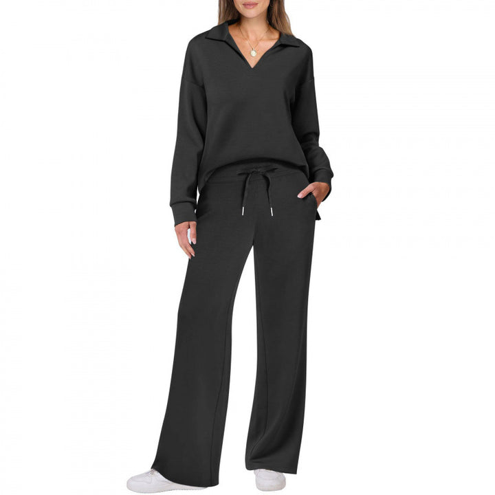 Ensemble de sweat-shirt et pantalon de loisirs pour femmes Chic & Stil