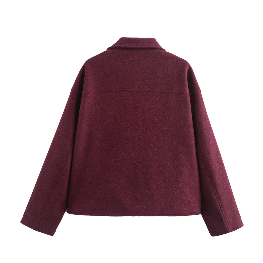 Cropped utility jacket for women with large pockets and modern cut Lune London